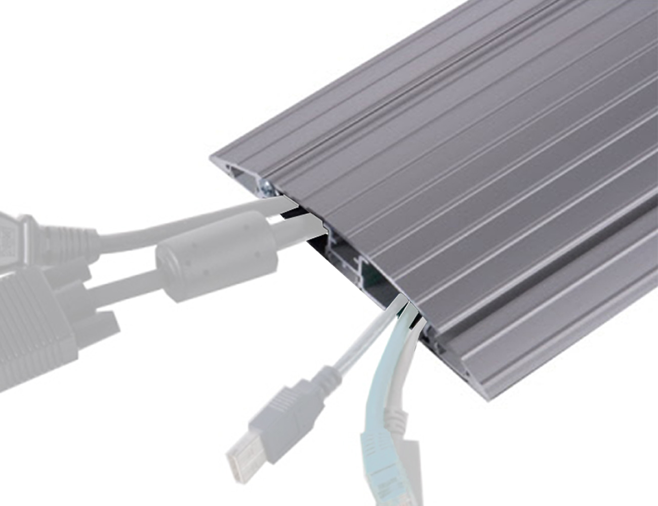 Vloergoot met deksel – aluminium